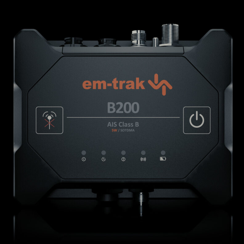 em-trak B200 5W SOTDMA Class B AIS Transceiver with Battery Backup and FLEXI-FIT Bracket (429-0007)