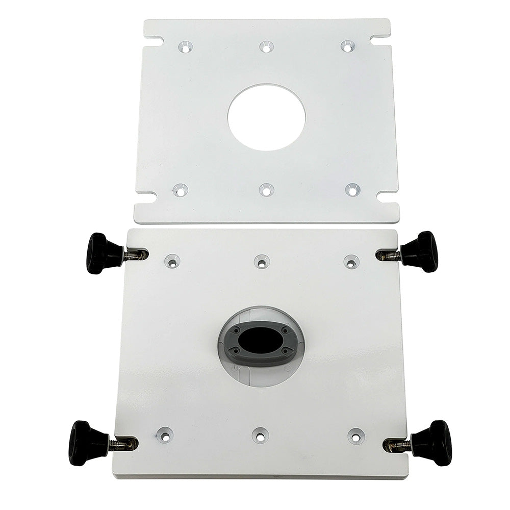 Seaview Removable Base for Pedestal Mounts with 10x10 Base Plate - White (PMRB10)