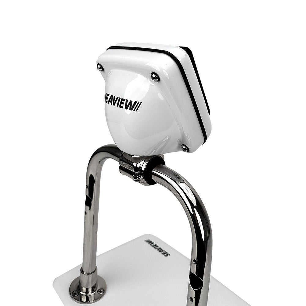 Seaview RailPod Uncut with Single Base Rail Clamp - 4.5"W x 4.5"H Usable Face (SV4100R)