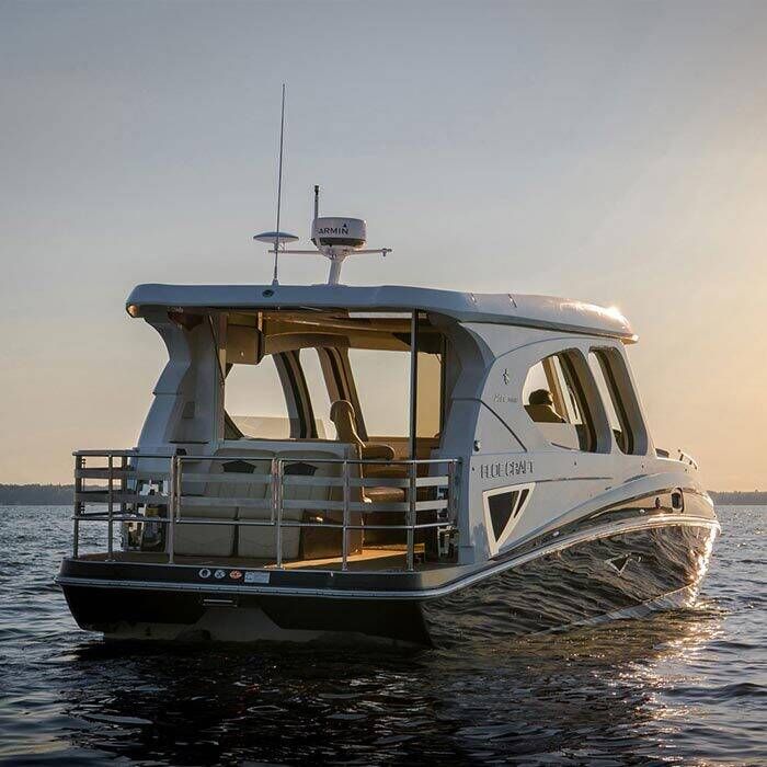 Seaview 10" Modular Mount FWD Raked 7 x 7 Base Plate - Top Plate Required (PMF107M1)