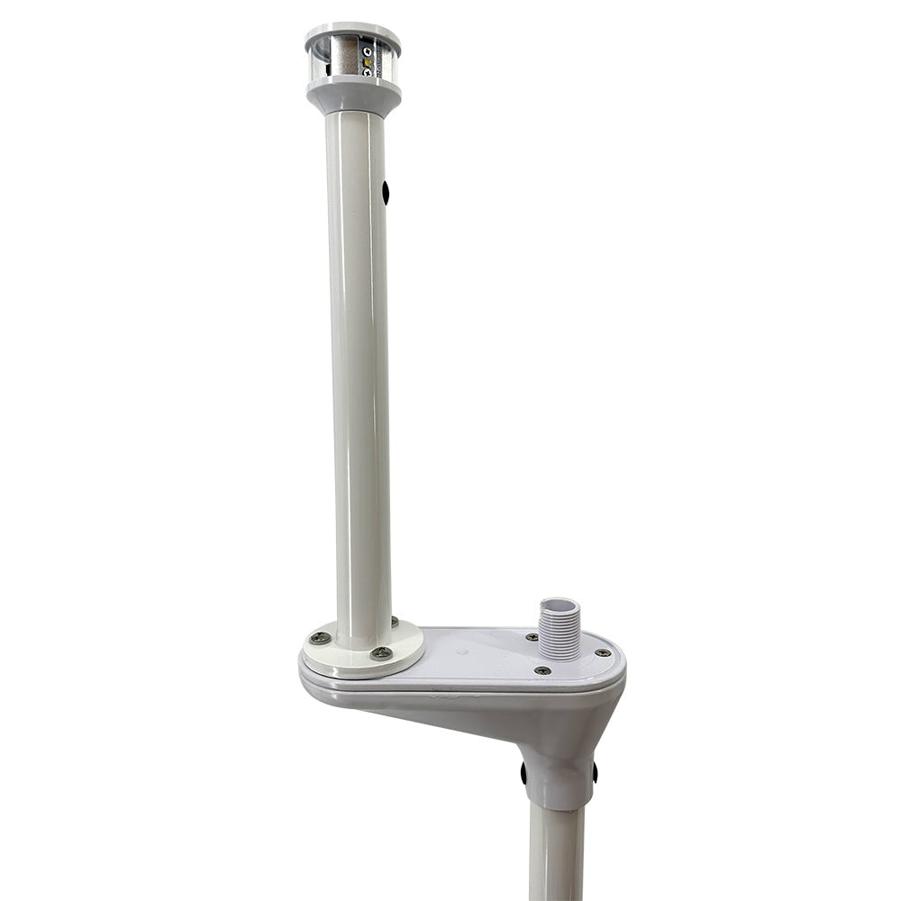 Seaview 12in Light Post with LTBLED12 and Universal Top (LTBU1ALED12)