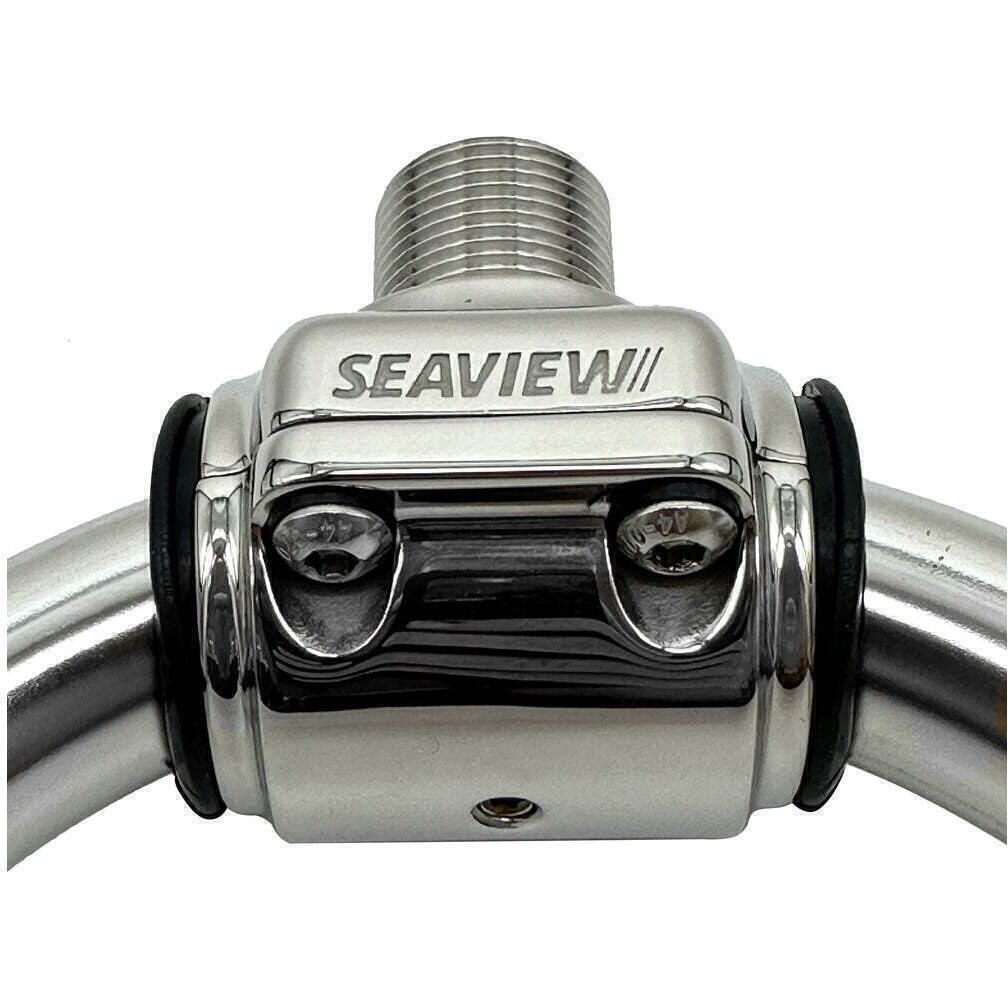 Seaview 316 Stainless Steel Antenna Rail Mount - 1" - 1-1/4" Rails (SVRCL1)
