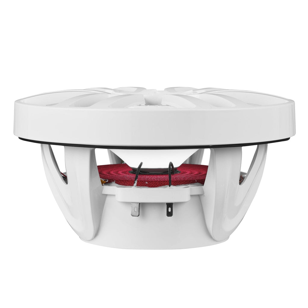 DS18 HYDRO 8" 2-Way Marine Speakers with RGB LED Lights 375W - White (NXL-8)