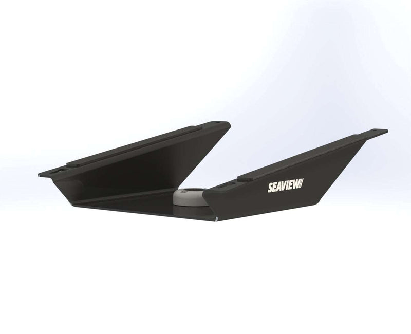 Seaview Aluminum 8° Wedge Base for Starlink Flat High-Performance Antenna - Black (SVSLWBBLK)