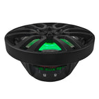 DS18 HYDRO 8" 2-Way Marine Speakers with RGB LED Lights 375W - Matte Black (NXL-8/BK)