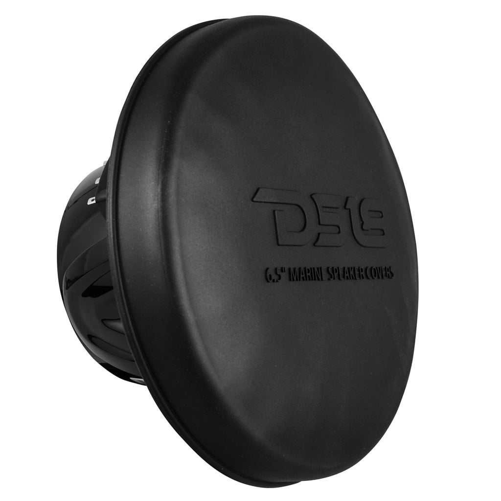 DS18 HYDRO 6.5" 2-Way Marine Speakers with RGB LED Lights 375W - Black Carbon Fiber (CF-65)