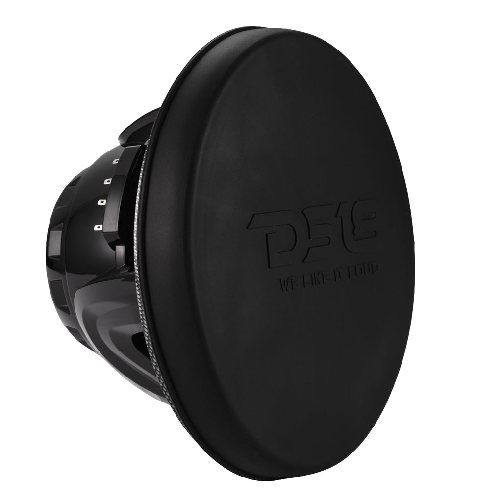 DS18 HYDRO 8" 2-Way Marine Speakers with RGB LED Lights 450W - Black Carbon Fiber (CF-8M)