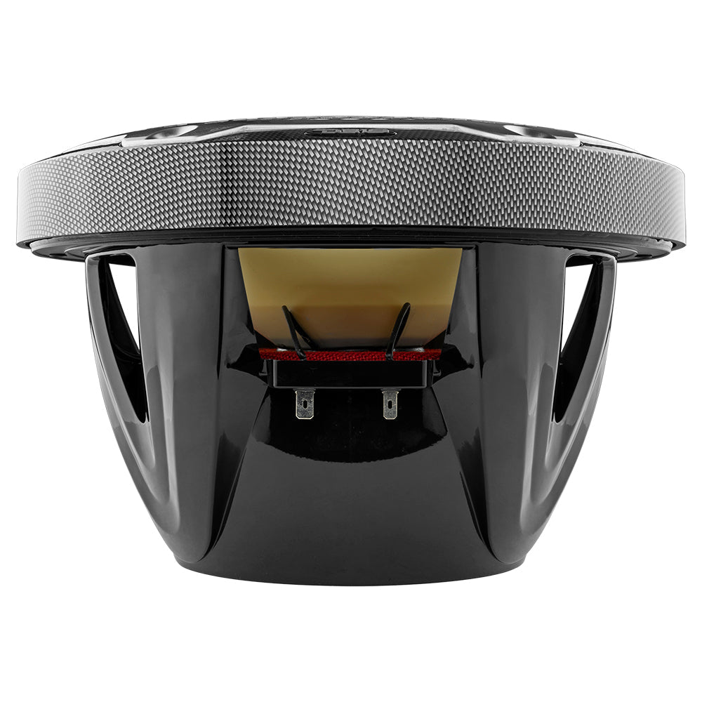 DS18 HYDRO 10" Subwoofer with RGB Lights - 600W - Carbon Fiber (CF-10SUB)