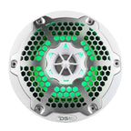 DS18 New Edition HYDRO 6.5" 2-Way Marine Speakers with RGB LED Lighting 300W - White (NXL-6M/WH)