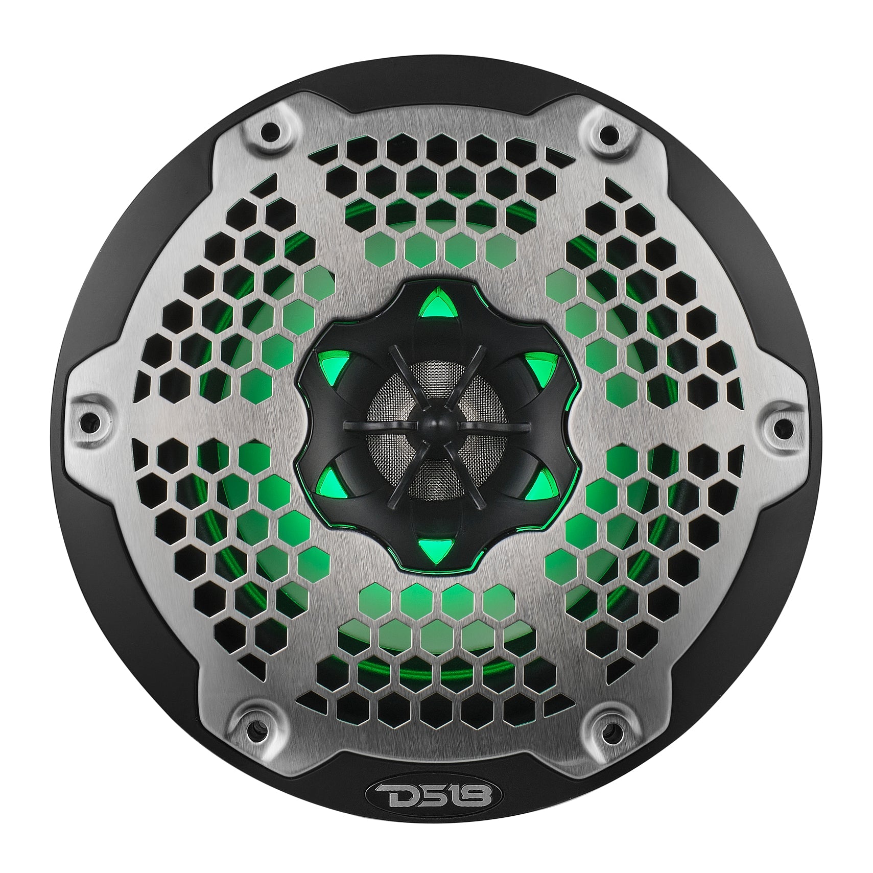 DS18 New Edition HYDRO 6.5" 2-Way Marine Speakers with RGB LED Lighting 300W - Black (NXL-6M/BK)