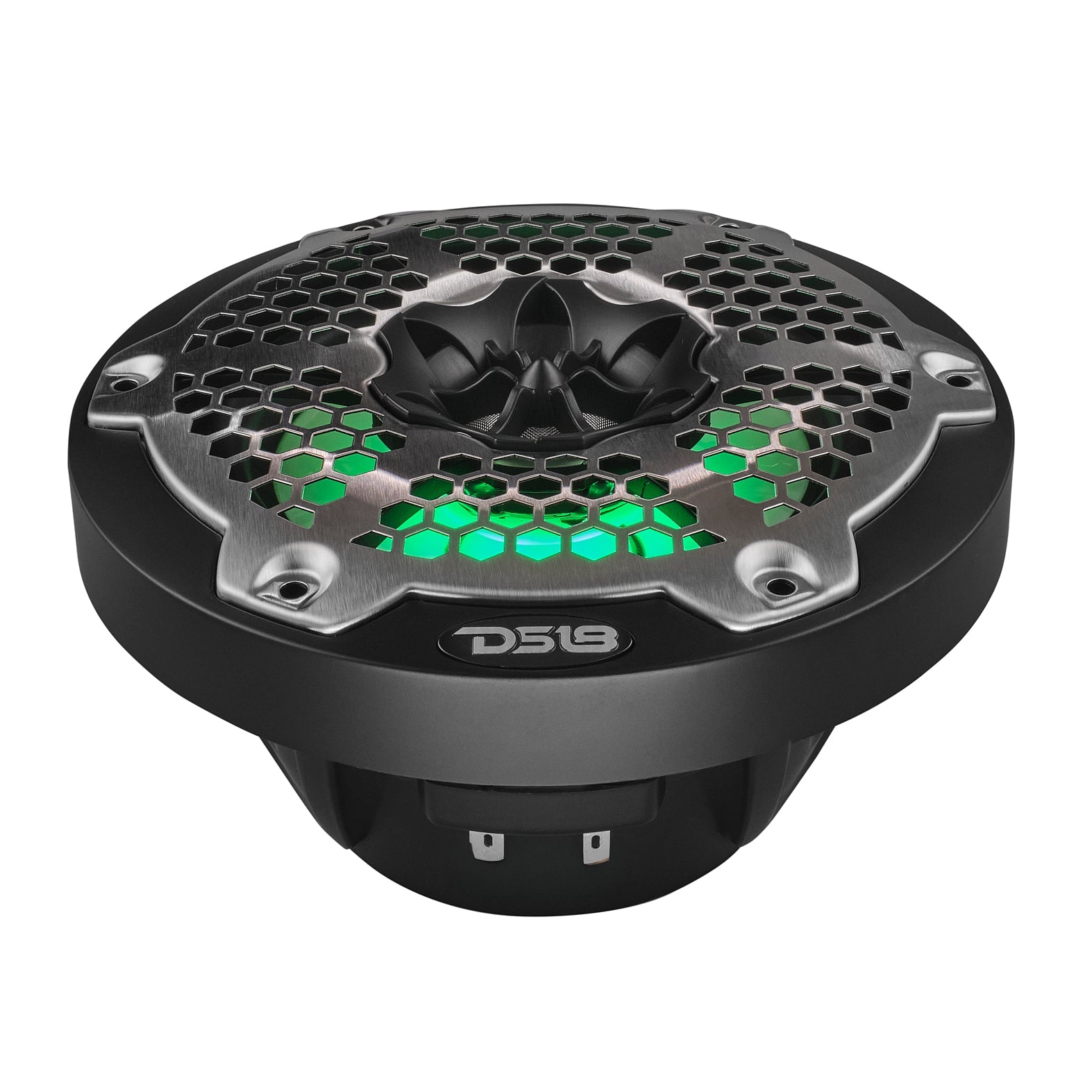 DS18 New Edition HYDRO 6.5" 2-Way Marine Speakers with RGB LED Lighting 300W - Black (NXL-6M/BK)