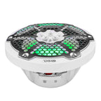 DS18 New Edition HYDRO 8" 2-Way Marine Speakers with RGB LED Lighting 375W - White (NXL-8M/WH)