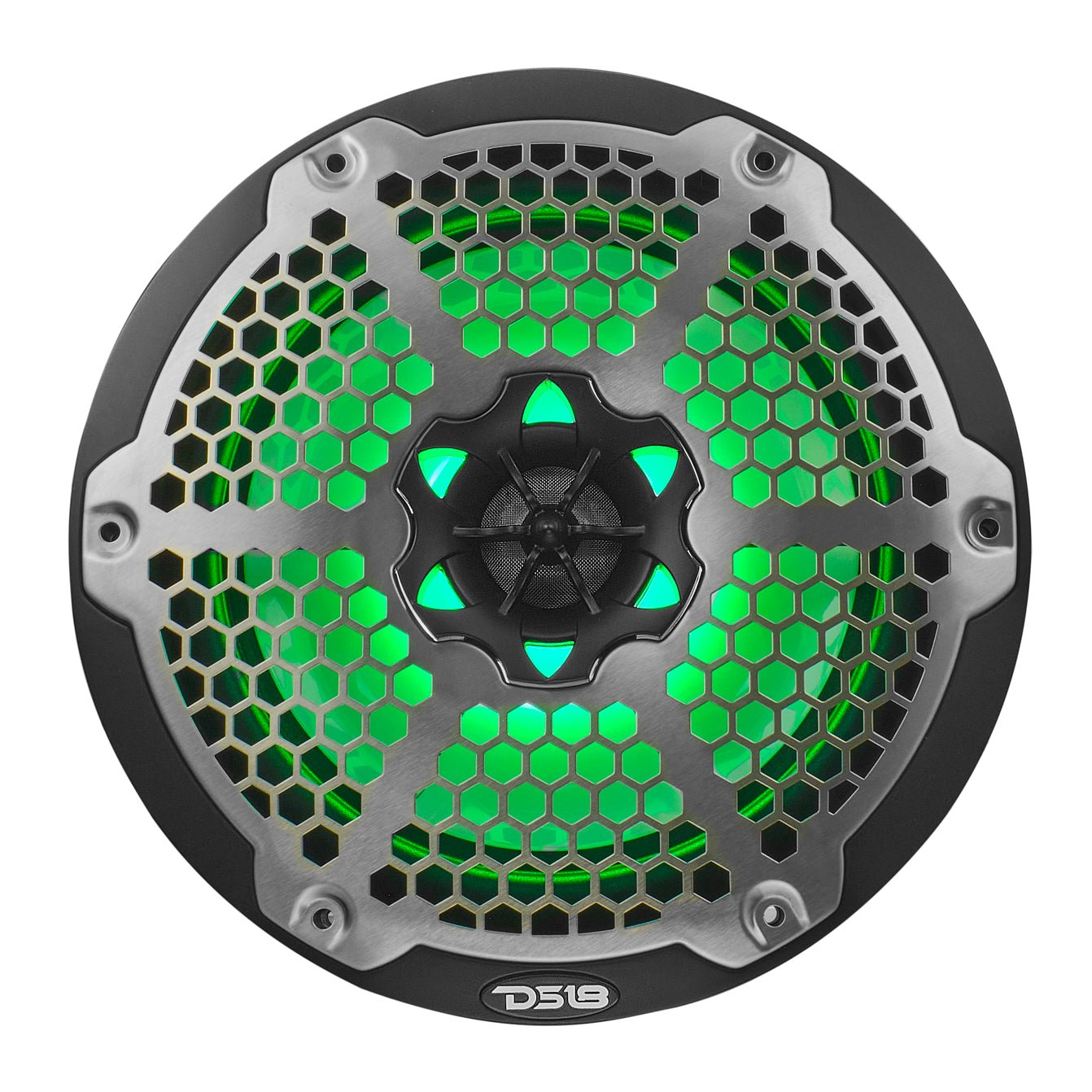 DS18 New Edition HYDRO 8" 2-Way Marine Speakers with RGB LED Lighting 375W - Black (NXL-8M/BK)