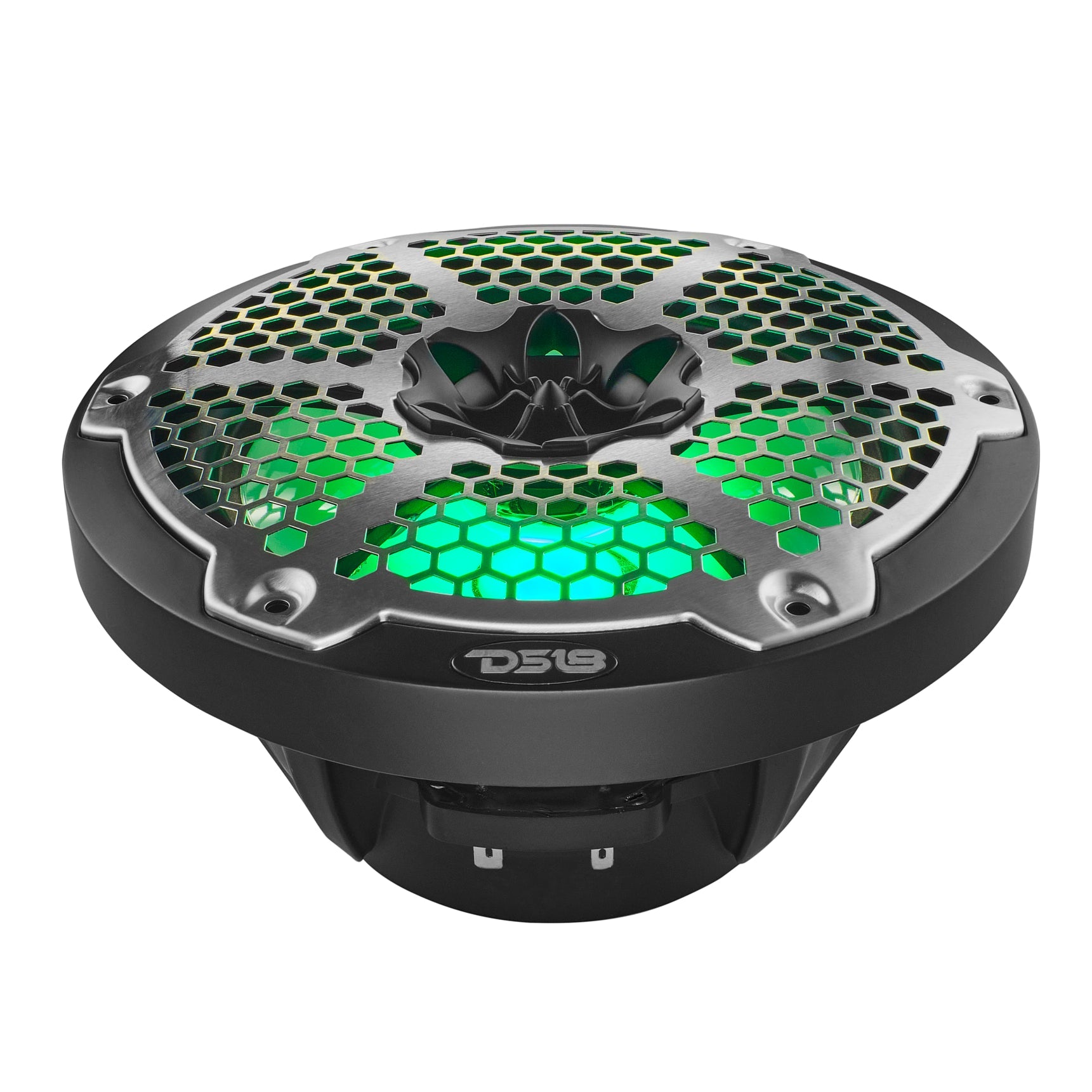 DS18 New Edition HYDRO 8" 2-Way Marine Speakers with RGB LED Lighting 375W - Black (NXL-8M/BK)