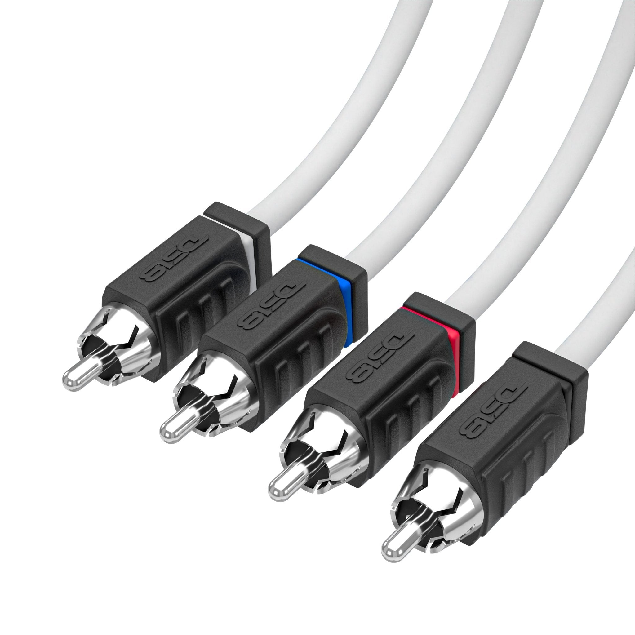 DS18 Marine Tinned OFC RCA Cable - 4 Channel - 25' (MOFCR-25FT.4CH)