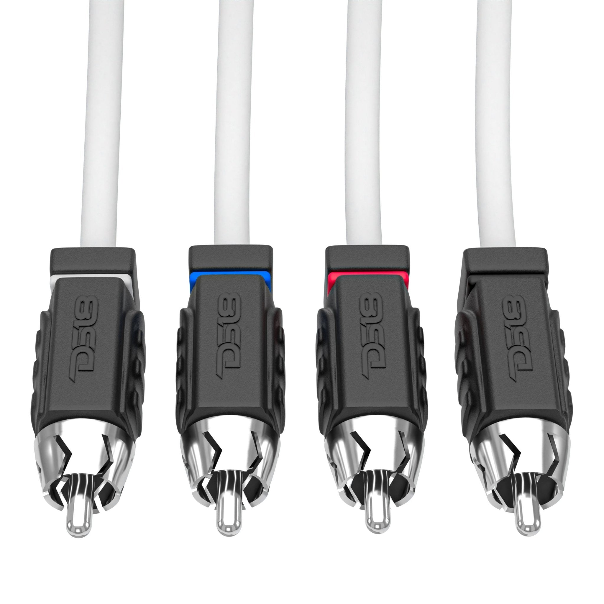 DS18 Marine Tinned OFC RCA Cable - 4 Channel - 6' (MOFCR-6FT.4CH)