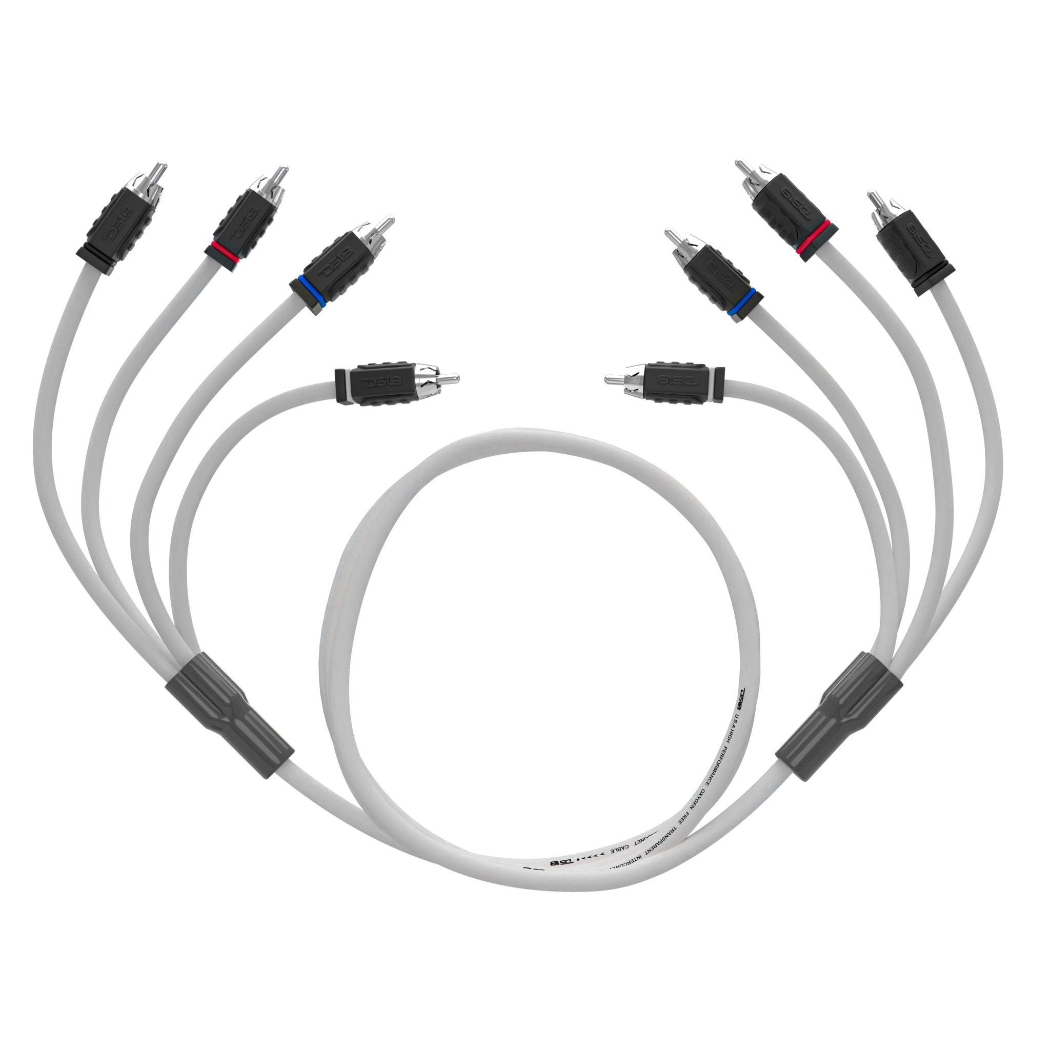 DS18 Marine Tinned OFC RCA Cable - 4 Channel - 6' (MOFCR-6FT.4CH)