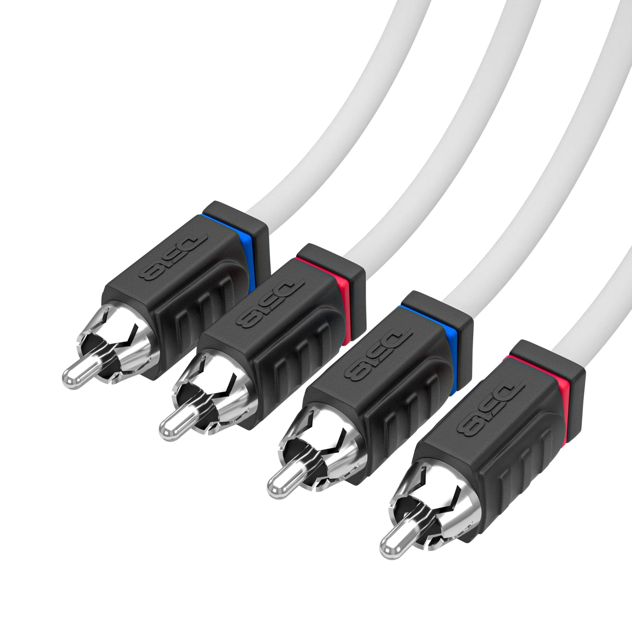 DS18 Marine Tinned OFC RCA Cable - 12' (MOFCR-12FT)