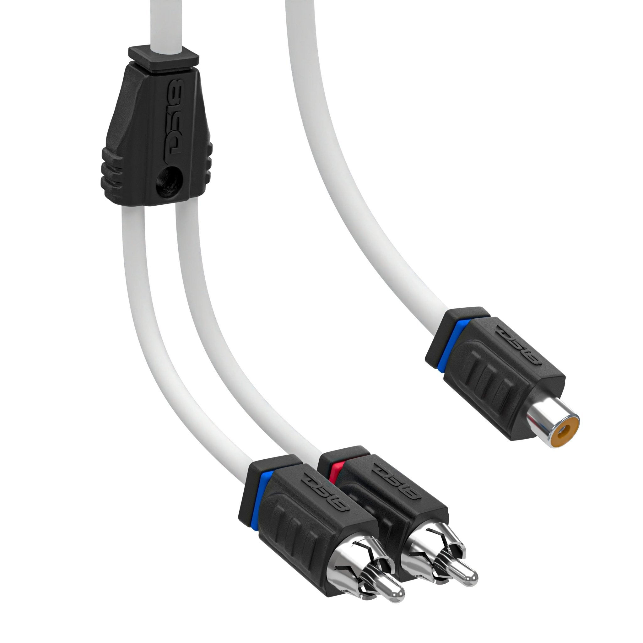 DS18 Marine Tinned OFC RCA Cable - 1 Female to 2 Male (MOFCR-1F2M)