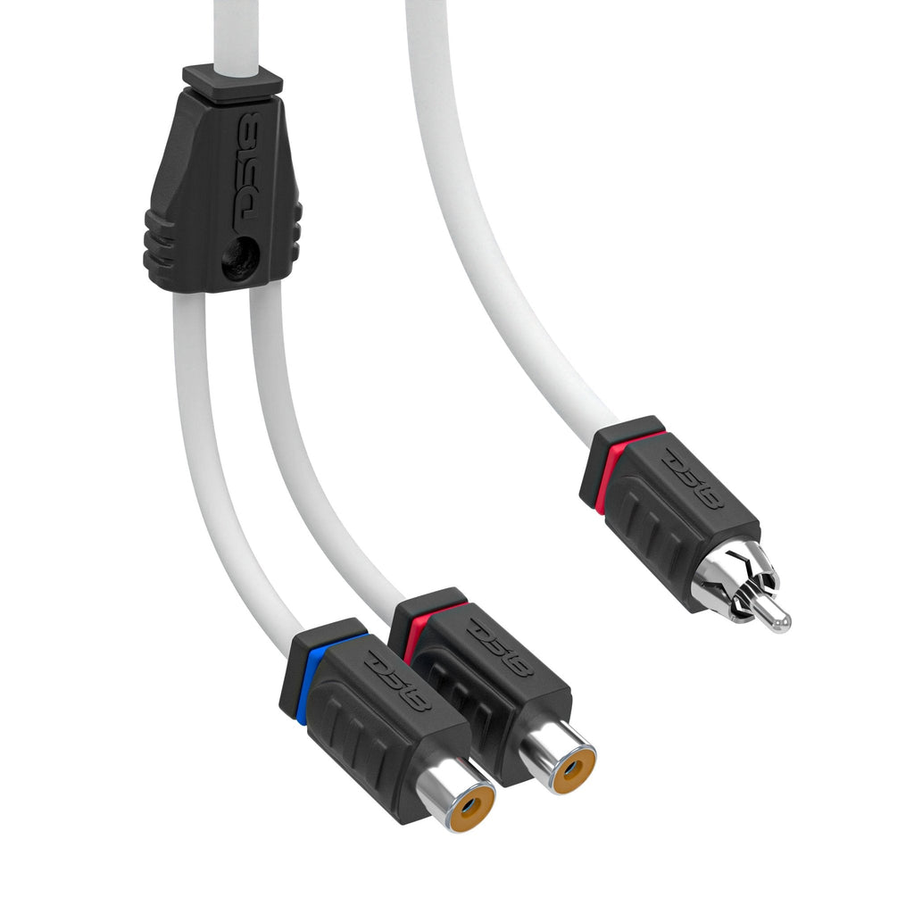 DS18 Marine Tinned OFC RCA Cable - 2 Female to 1 Male (MOFCR-2F1M)