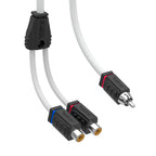 DS18 Marine Tinned OFC RCA Cable - 2 Female to 1 Male (MOFCR-2F1M)