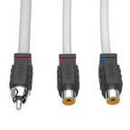 DS18 Marine Tinned OFC RCA Cable - 2 Female to 1 Male (MOFCR-2F1M)
