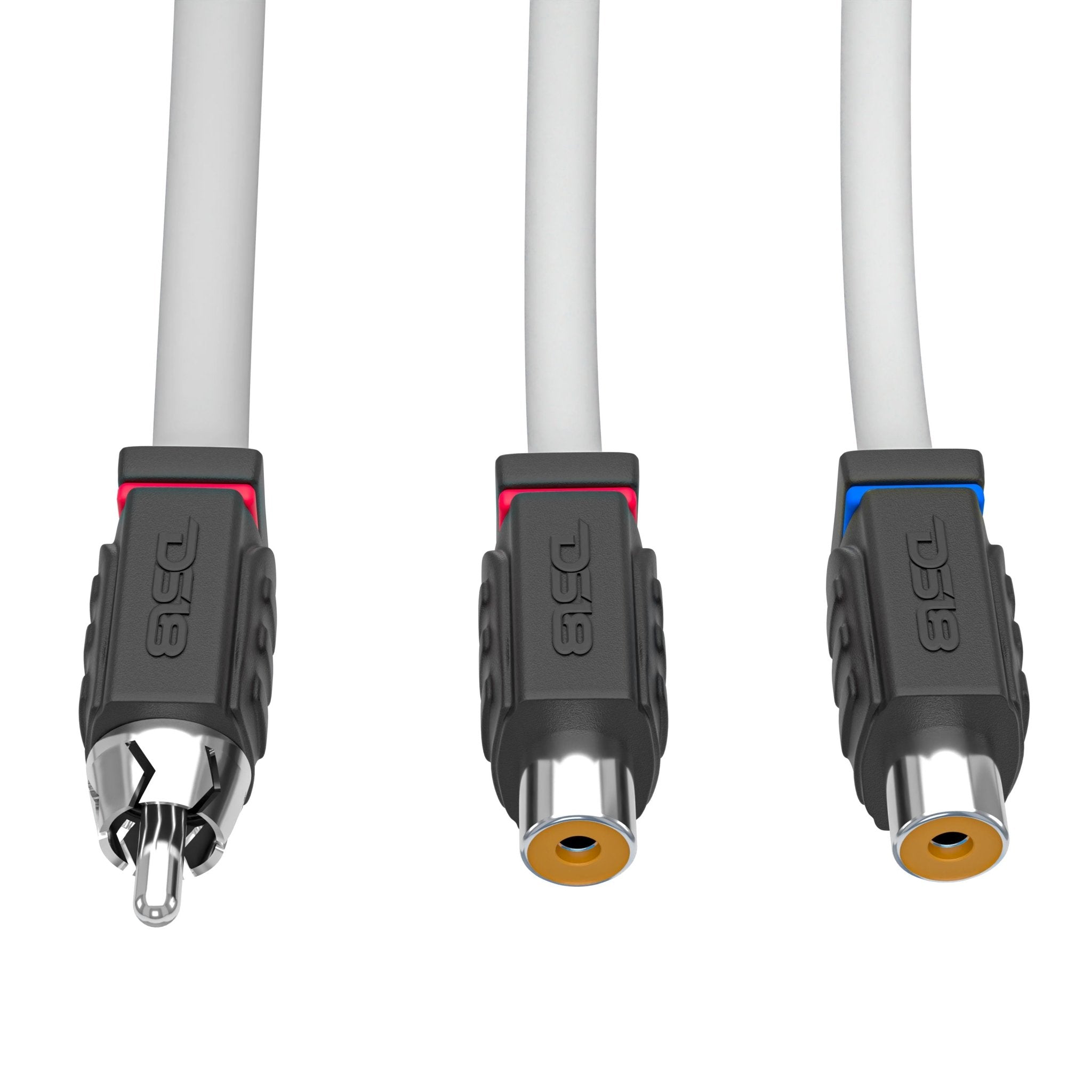 DS18 Marine Tinned OFC RCA Cable - 2 Female to 1 Male (MOFCR-2F1M)