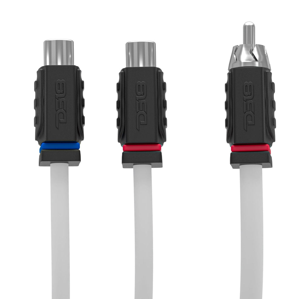 DS18 Marine Tinned OFC RCA Cable - 2 Female to 1 Male (MOFCR-2F1M)