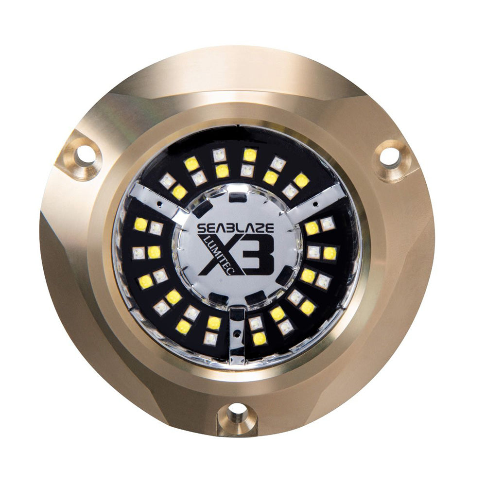 Lumitec SeaBlaze X3 LED Underwater Light - Dual Color White/Blue (101945)