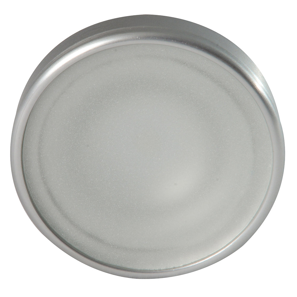 Lumitec Halo - Flush Mount Down Light - Brushed Finish - 4-Color White/Blue/Red/Purple Non-Dimming (112800)