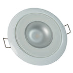 Lumitec Mirage - Flush Mount Down Light - Glass Finish/White Bezel - Warm White Dimming (113129)