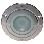 Lumitec Shadow - Flush Mount Down Light - Polished SS Finish - 3-Color Red/Blue Non Dimming with White Dimming (114118)