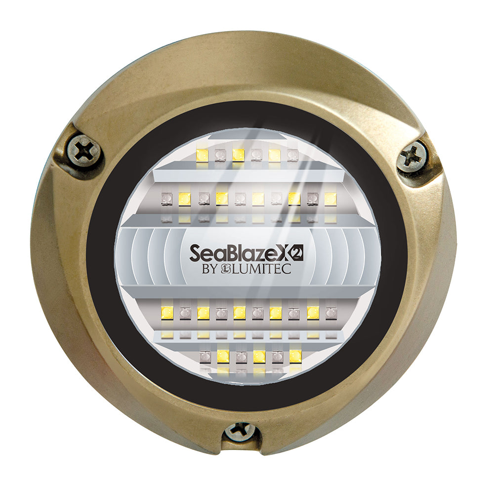 Lumitec SeaBlazeX2 LED Underwater Light - Dual Color - White/Blue (101516)