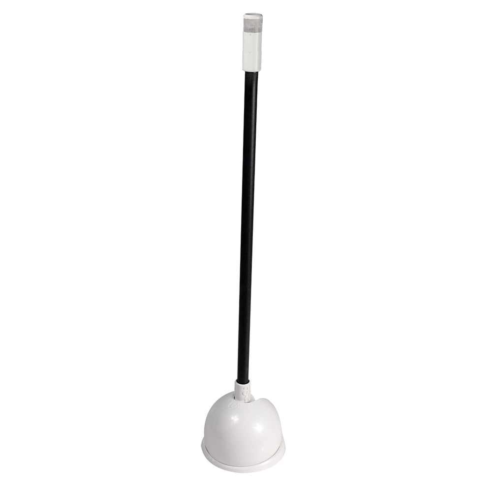 Lumitec Contour Anchor Light - 12" - Black Shaft White Base (101585)