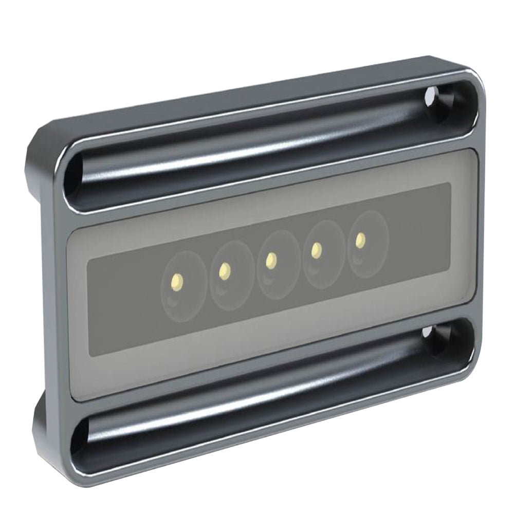 Lumitec Nevis2 - High Intensity Engine Room & Utility Light - Brushed Finish - 2-Color White/Blue Dimming (101147)