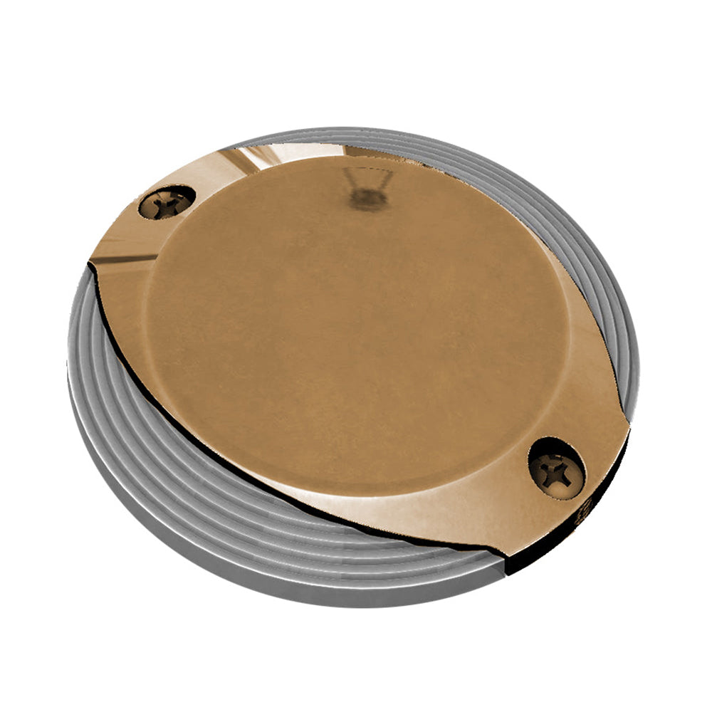 Lumitec Scallop Pathway Light - Warm White - Bronze Housing (101630)