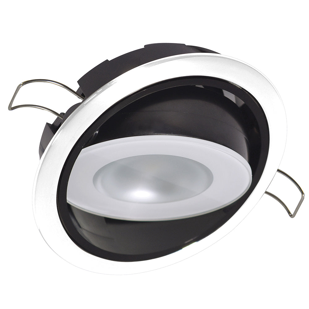 Lumitec Mirage Positionable Down Light - Warm White Non-Dimming - Hi CRI - White Bezel (115129)