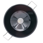 Lumitec Illusion Flush Mount LED Down Light - Spectrum RGBW - Warm White - Black Housing (117155)