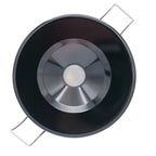 Lumitec Illusion Flush Mount LED Down Light - Warm White - Dimming - Black Housing (117159)