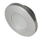 Lumitec Orbit - Flush Mount Down Light - Brushed Finish - 3-Color Blue/Red Non Dimming with White Dimming Light (112508)