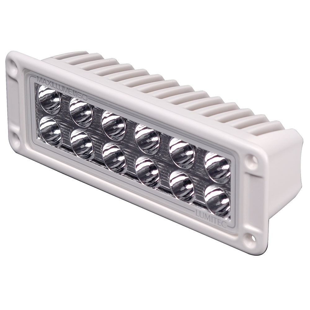 Lumitec Maxillumeh60 - Flush Mount Flood Light - White Housing - White Dimming (101336)