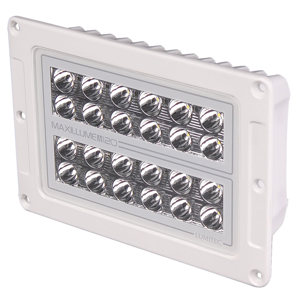 Lumitec Maxillume h120 - Flush Mount Flood Light - White Housing - White Dimming (101348)