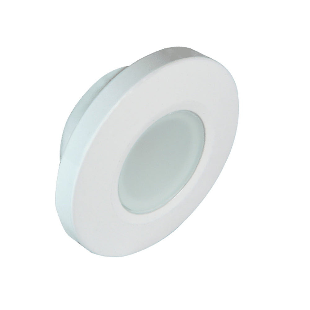 Lumitec Orbit - Flush Mount Down Light - White Finish - Warm White Dimming (112529)