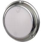 Lumitec TouchDome - Dome Light - Polished SS Finish - 2-Color White/Blue Dimming (101097)
