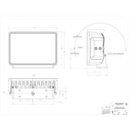 Lumitec Maxillume h120 - Trunnion Mount Flood Light - White Housing - White Dimming (101346)