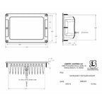 Lumitec Maxillume h120 - Flush Mount Flood Light - White Housing - White Dimming (101348)
