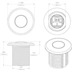 Lumitec Newt - Livewell & Courtesy Light - White Dimming (101084)