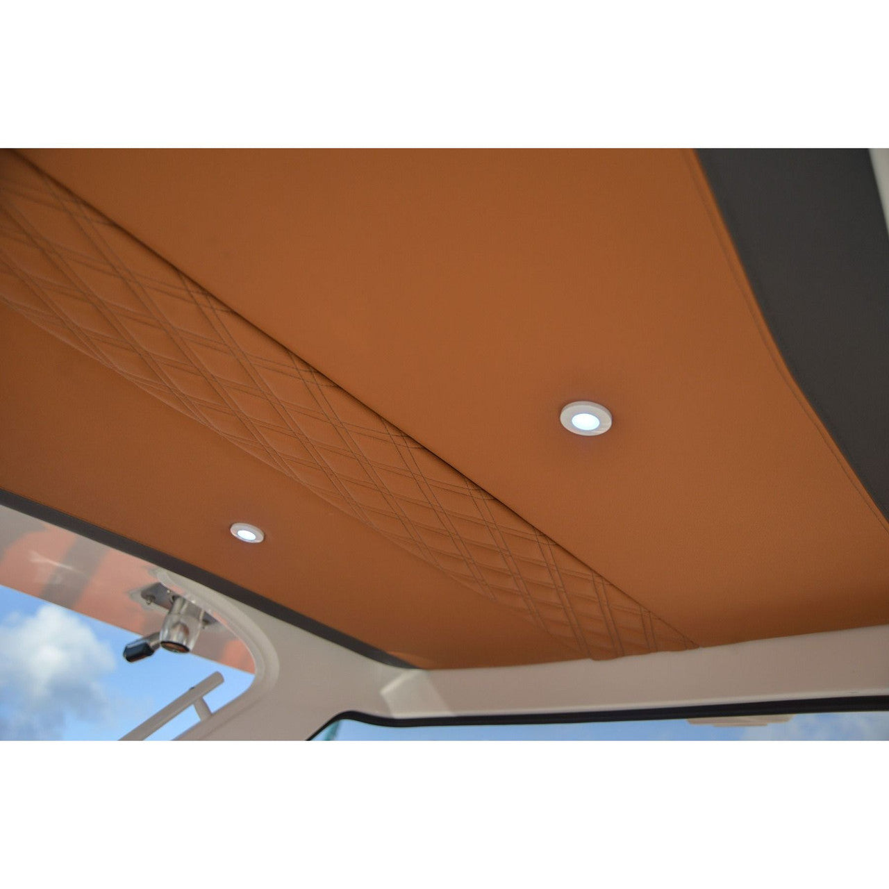 Lumitec Orbit Flush Mount LED Down Light, White/Red/Blue/Purple, Black Finish, IP67, 10-30V (112550)