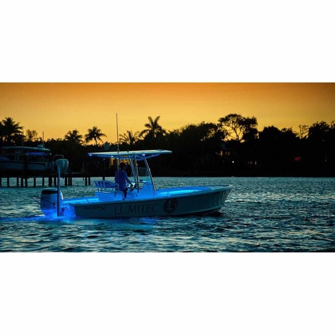 Lumitec Contour 39" Anchor Light, 12/24VDC Black Shaft With Angler Motorized Mount (101919)