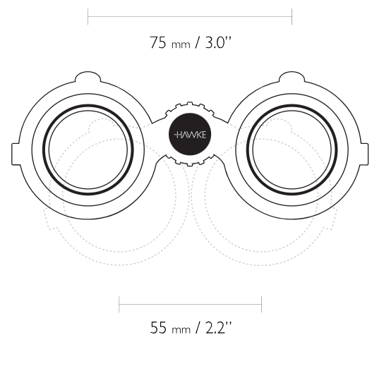 Hawke Optics Endurance ED 7x32 Marine Binoculars - Blue (36500)